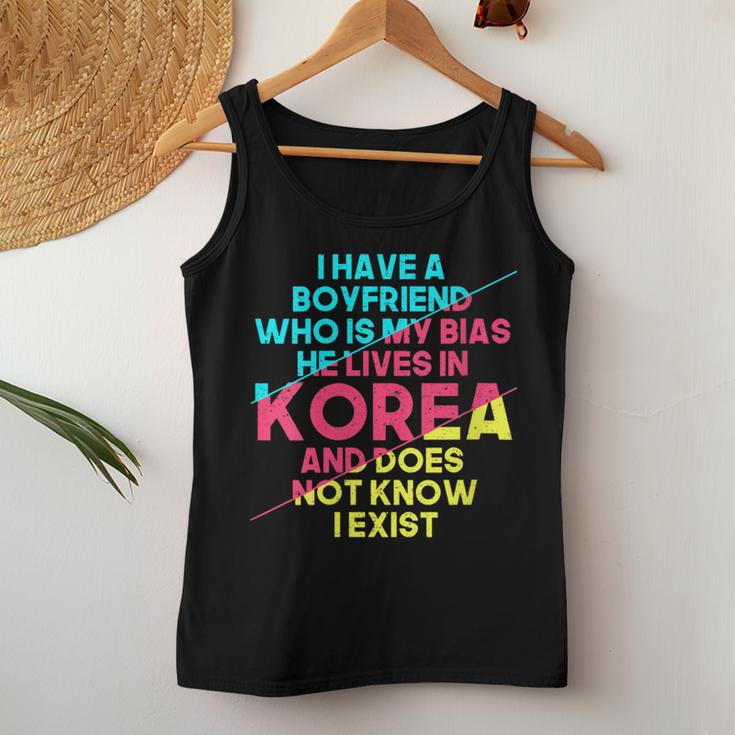 Korean Pop Boyfriend K-Pop Bias Women Tank Top Unique Gifts