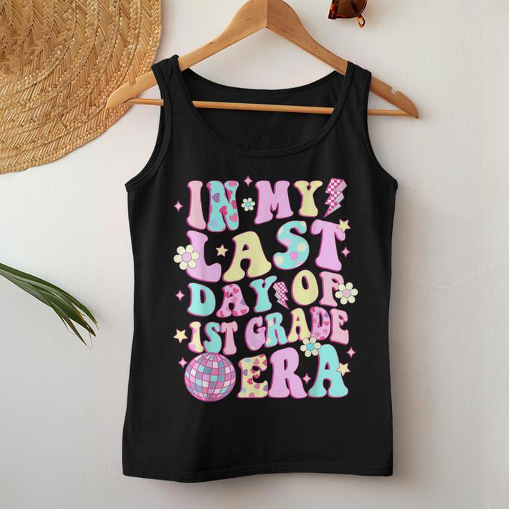 In My Last Day 1St Grade Era Smile Face Last Day Of School Women Tank Top Funny Gifts