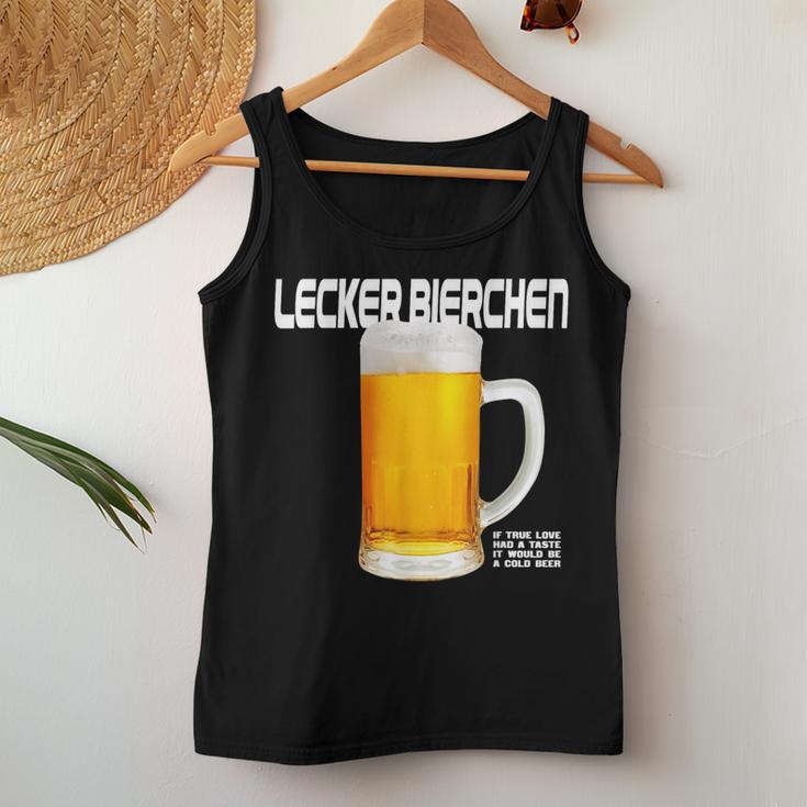 Lecker Bierchen X If True Love Had A Taste Beer Beer Fun Tank Top Frauen Lustige Geschenke