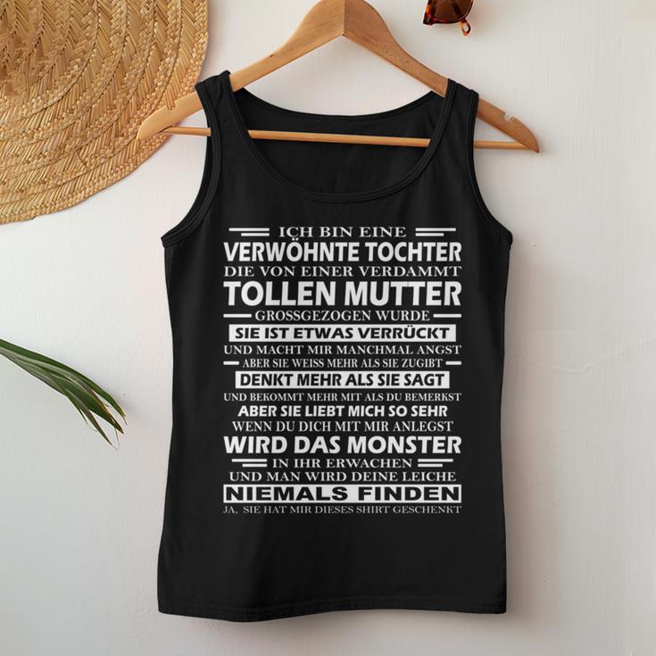 Mama Und Tochter Geschenk Ich Bin Eineerwöhnte Tochter Tank Top Frauen Lustige Geschenke