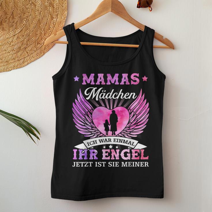 Mamas Girl Ich War Once Sein Angel Jetzt Ist Er Meiner S Tank Top Frauen Lustige Geschenke