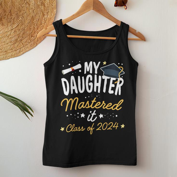 Masters Graduation My Daughter Mastered It Class Of 2024 Women Tank Top Unique Gifts