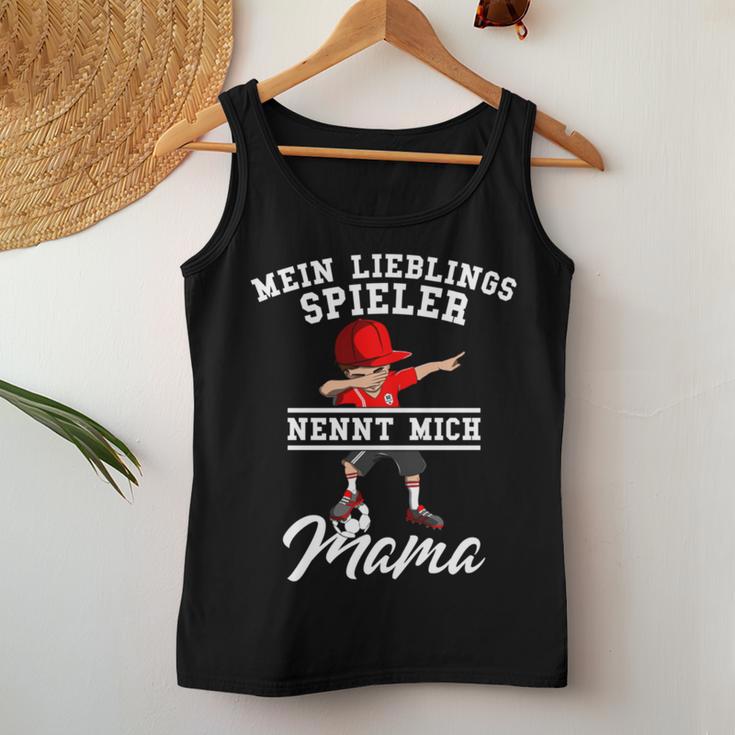 Mein Lieblings Spieler Nennt Mich Mama Football Mama Tank Top Frauen Lustige Geschenke