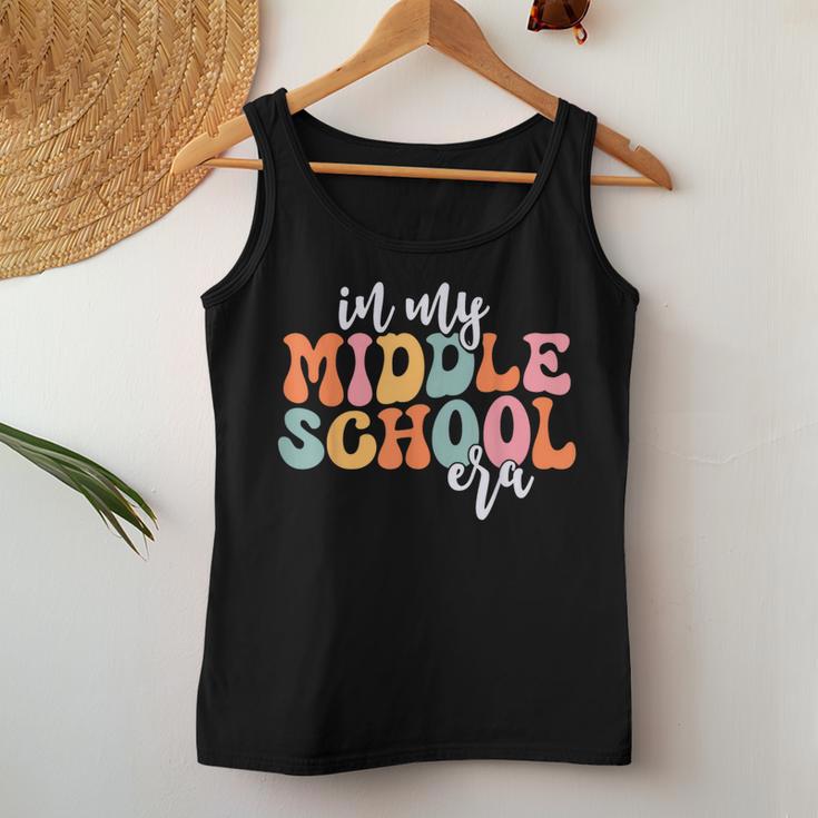 In My Middle School Era Back To School Outfits For Teacher Women Tank Top Funny Gifts