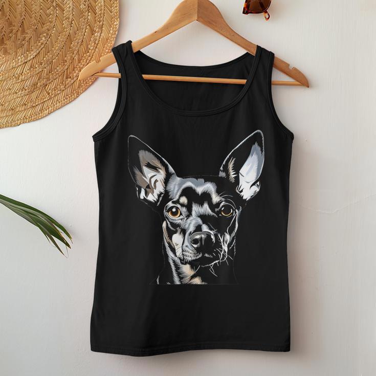 Miniatur Pinscher Minpin Min Pin Welpe Hund Papa Mama Energie Tank Top Frauen Lustige Geschenke