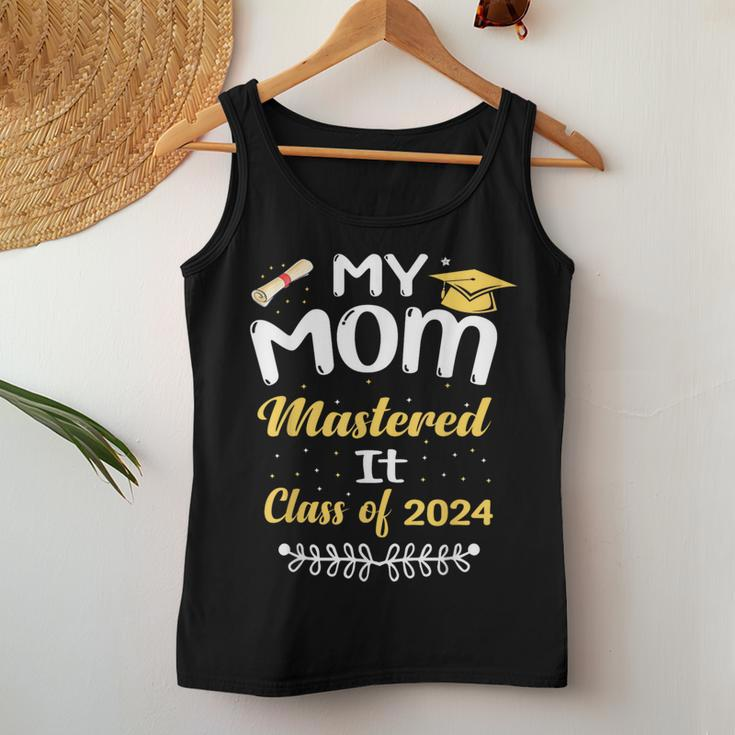 My Mom Mastered It Class Of 2024 Graduate Senior Women Tank Top Unique Gifts