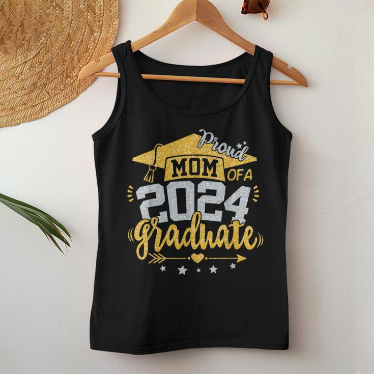 Mom Senior 2024 Proud Mom Of A Class Of 2024 Graduate Mother Women Tank Top Funny Gifts