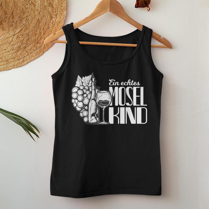 Mosel Wine Slogan Moselaner Tank Top Frauen Lustige Geschenke