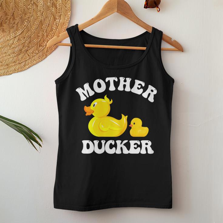 Mother Ducker Duck Mama Mother's Day Humour Women Tank Top Unique Gifts