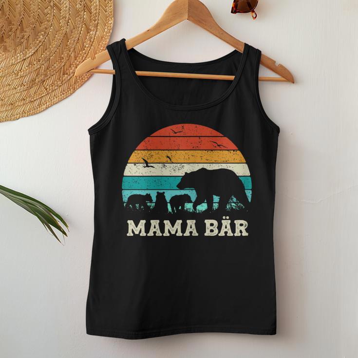 Mutter Sohn Tochter Drei Kinder Muttertag Beste Mama Bär Tank Top Frauen Lustige Geschenke