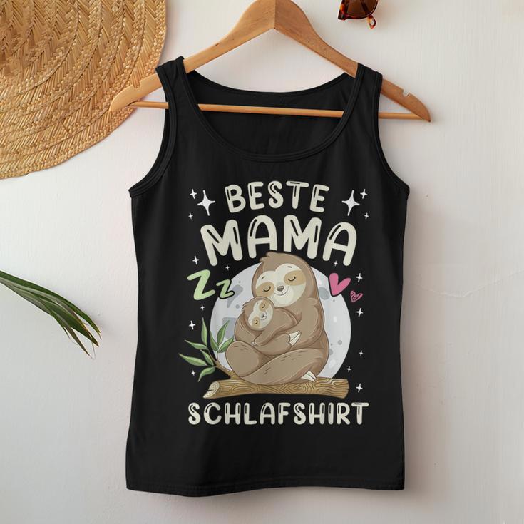 Muttertag Beste Mama Schlaf Mutter Faultier Mit Kind Tank Top Frauen Lustige Geschenke