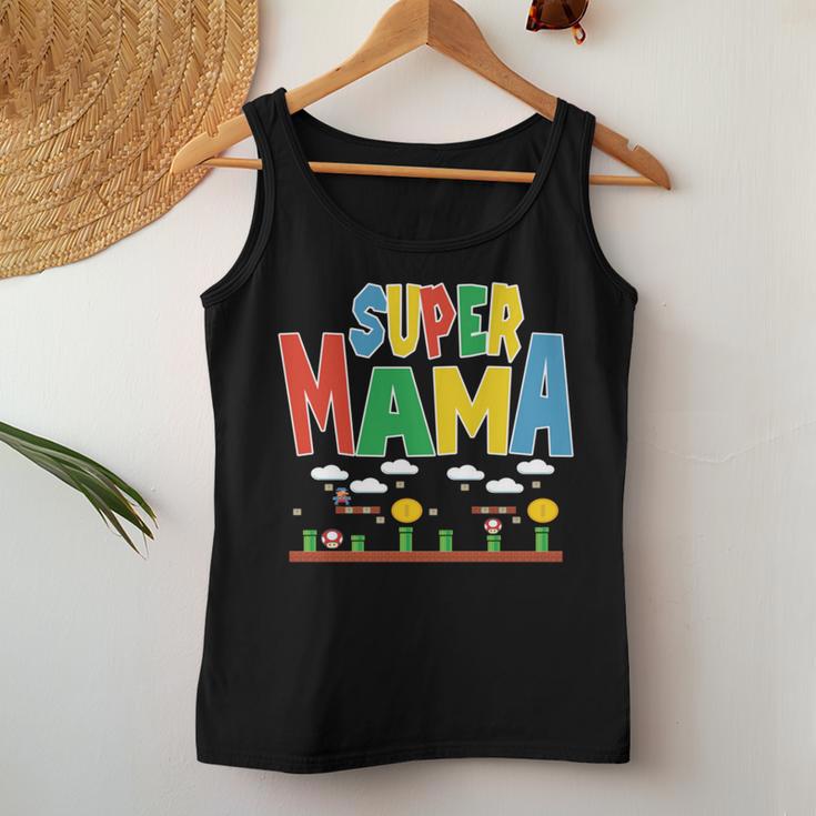 Muttertagsgeschenk Für Mama Personalisiert Super Mama Tank Top Frauen Lustige Geschenke