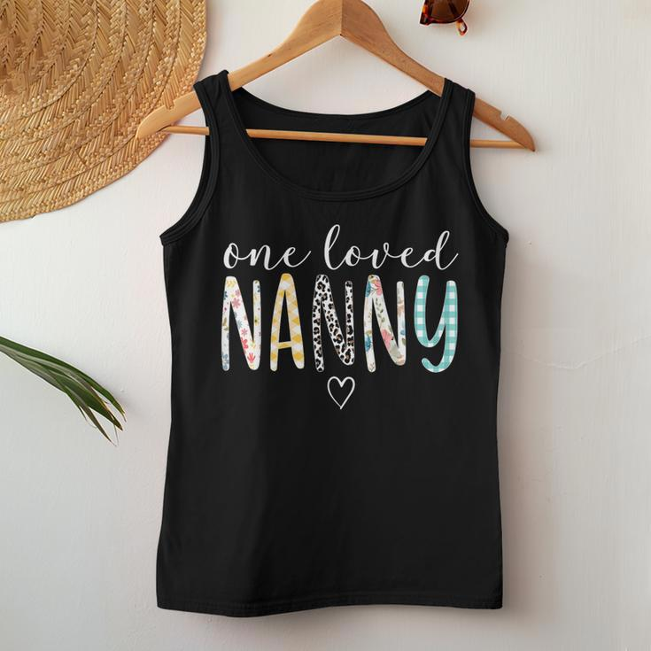 Nanny One Loved Nanny Mother's Day Women Tank Top Unique Gifts