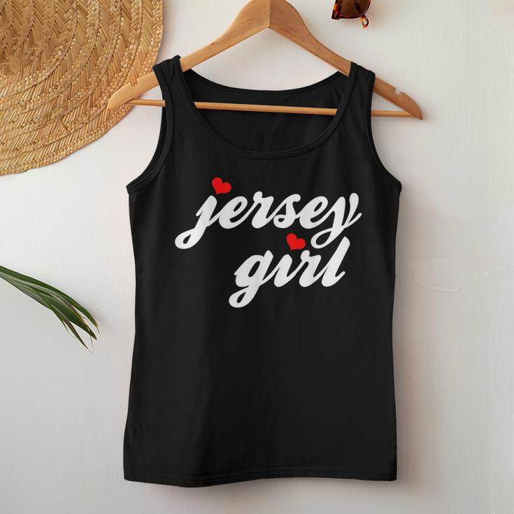 New Jersey Heart Jersey Girl Cute New Jersey Home Pride Women Tank Top Unique Gifts