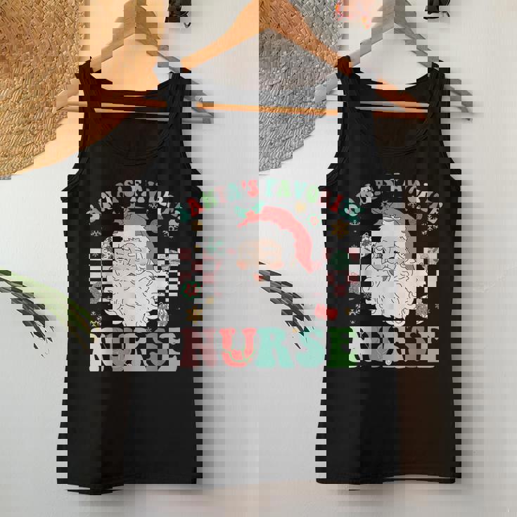 Nurse Christmas Santa's Favorite Nurse Christmas Women Tank Top Personalized Gifts Nurse Christmas Santa's Favorite Nurse Christmas Women Tank Top Personalized Gifts