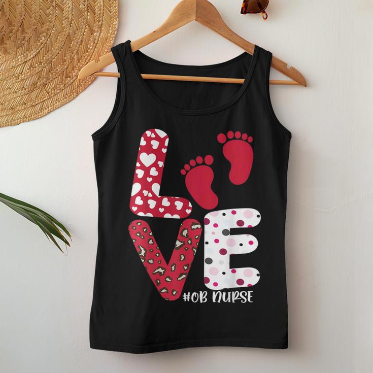 Ob Nurse Valentines Day Delivery Labor Nursing Lovers Women Tank Top Unique Gifts