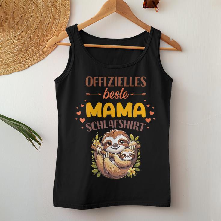 Offizielles Beste Mama Schlafanzug Schlafoutfit Muttertag Tank Top Frauen Lustige Geschenke