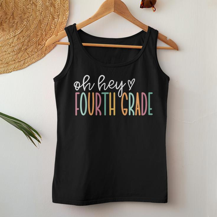 Oh Hey Fourth Grade Cute 4Th Grade Team Women Tank Top Personalized Gifts