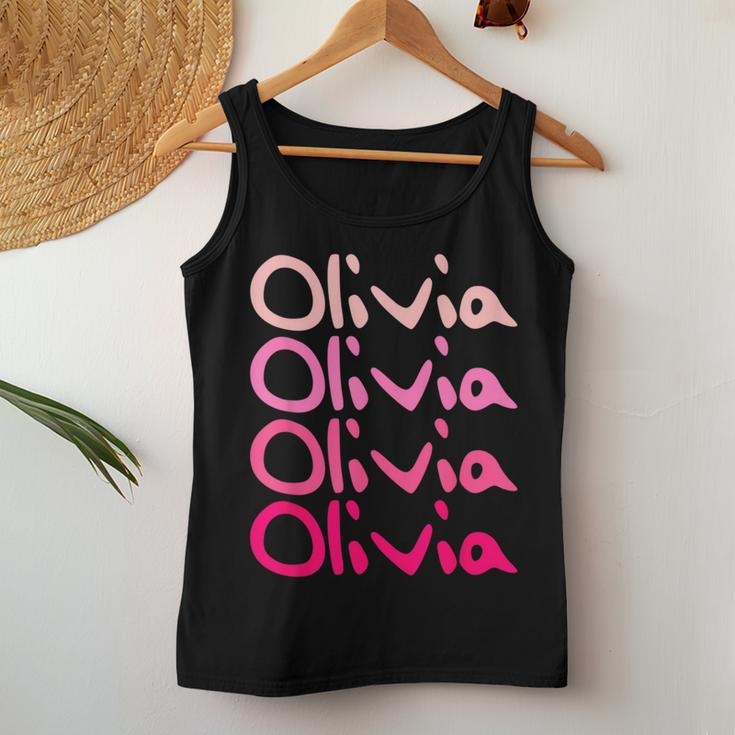 Olivia First Name-D Boy Girl Baby Birth-Day Women Tank Top Funny Gifts