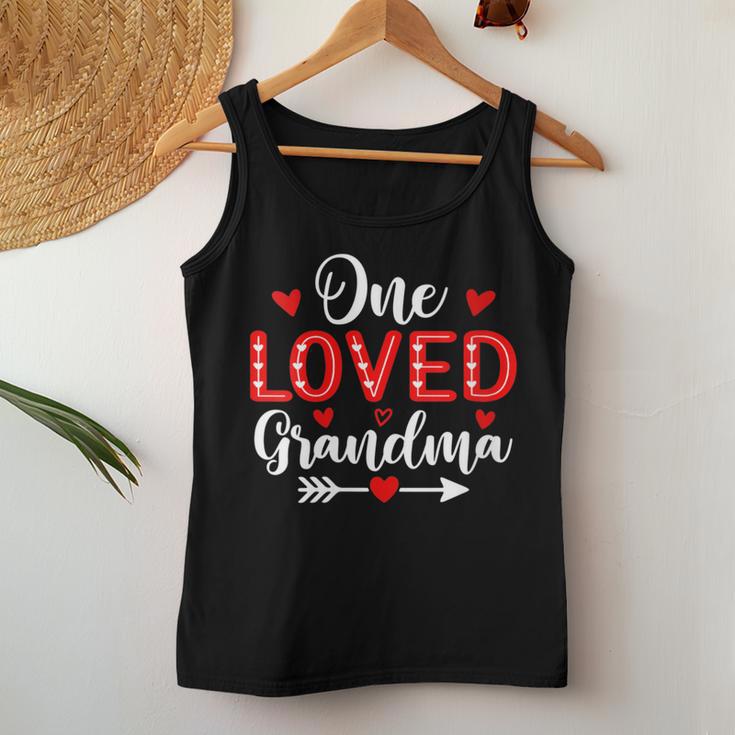 One Loved Grandma Grandma Valentine's Day Women Tank Top Unique Gifts