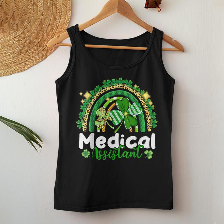 One Lucky Medical Assistant Rainbow St Patrick's Day Women Tank Top Personalized Gifts