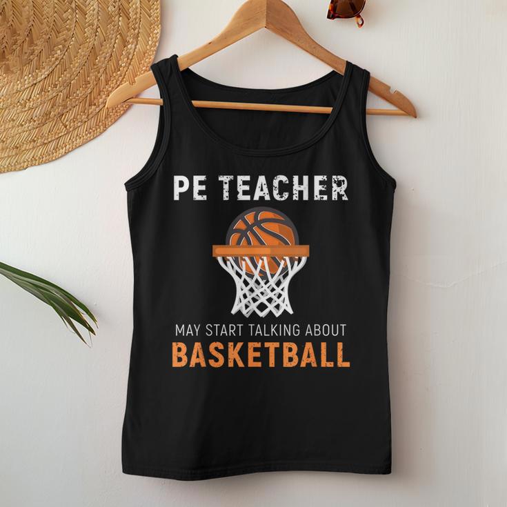 Pe Teacher Basketball Physical Training Women Tank Top Unique Gifts