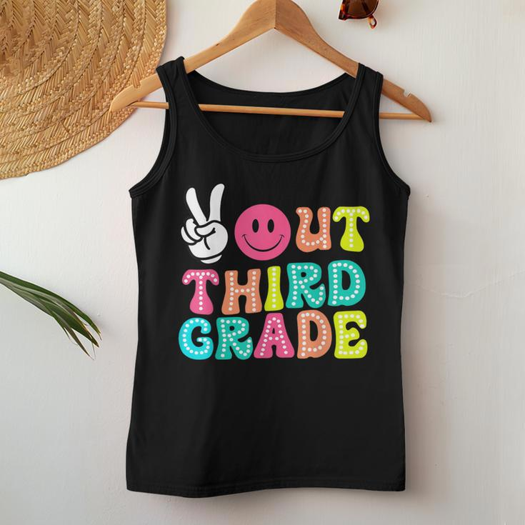 Peace Out 3Rd Grade Graduation Class 2024 Last Day Of School Women Tank Top Unique Gifts