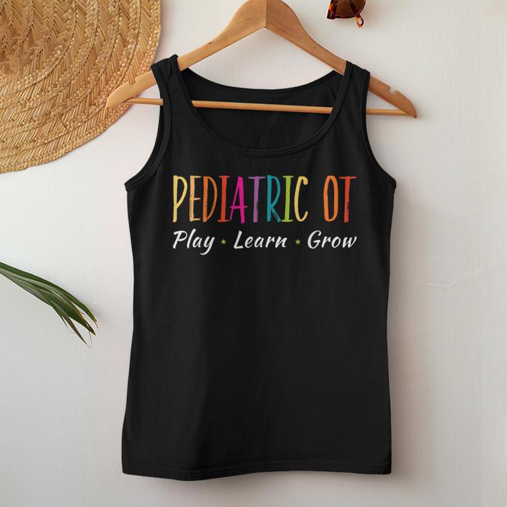 Pediatric Ot Rainbow Occupational Therapy Therapist Women Tank Top Unique Gifts