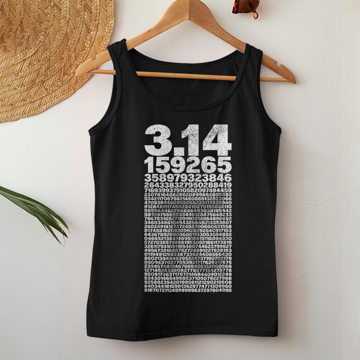 Pi For Teacherintage 3 14 Pi Digits Happy Pi Day Camiseta sin mangas para mujer Regalos divertidos