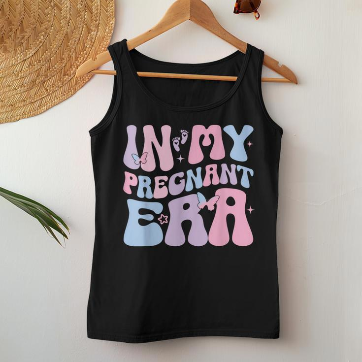 In My Pregnant Era Groovy Pregnant Pregnancy Women Women Tank Top Personalized Gifts