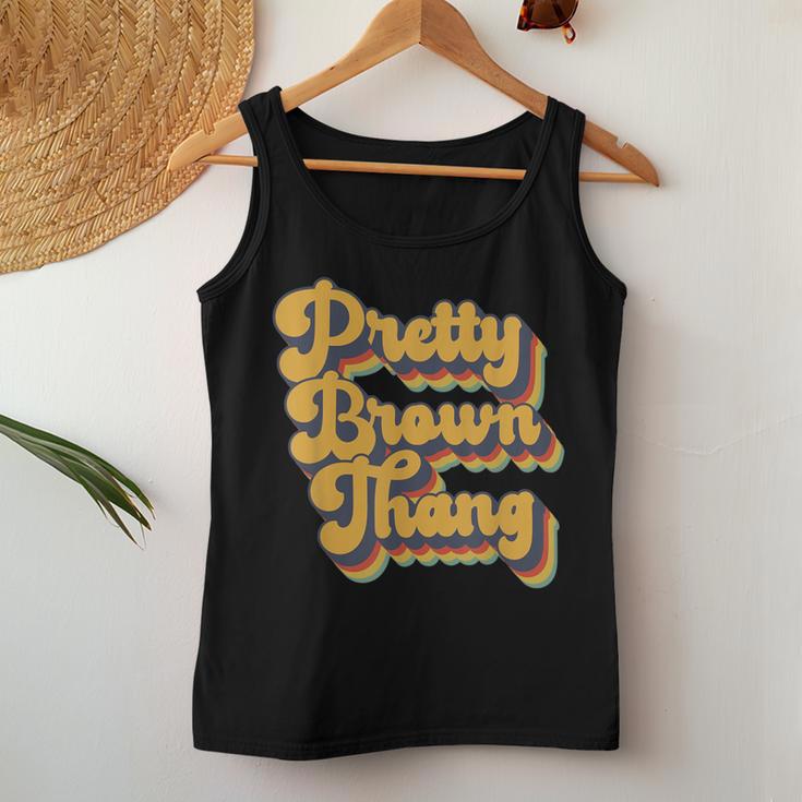 Pretty Brown Thang Retro Vintage Black Pretty Thang Women Tank Top Unique Gifts