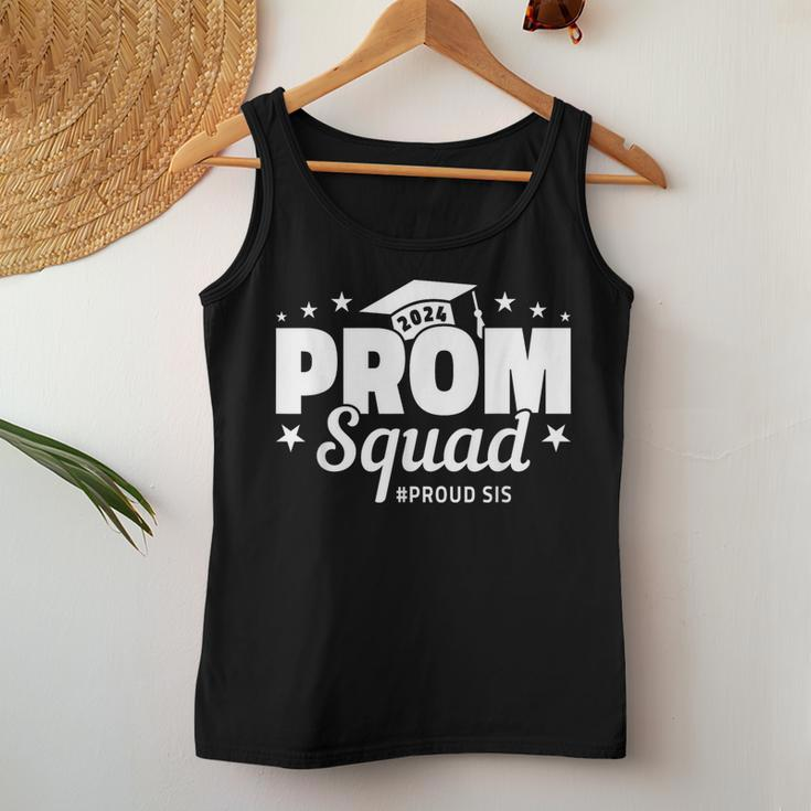 Prom Squad 2024 Proud Sister Graduate Prom Class Of 2024 Women Tank Top Personalized Gifts