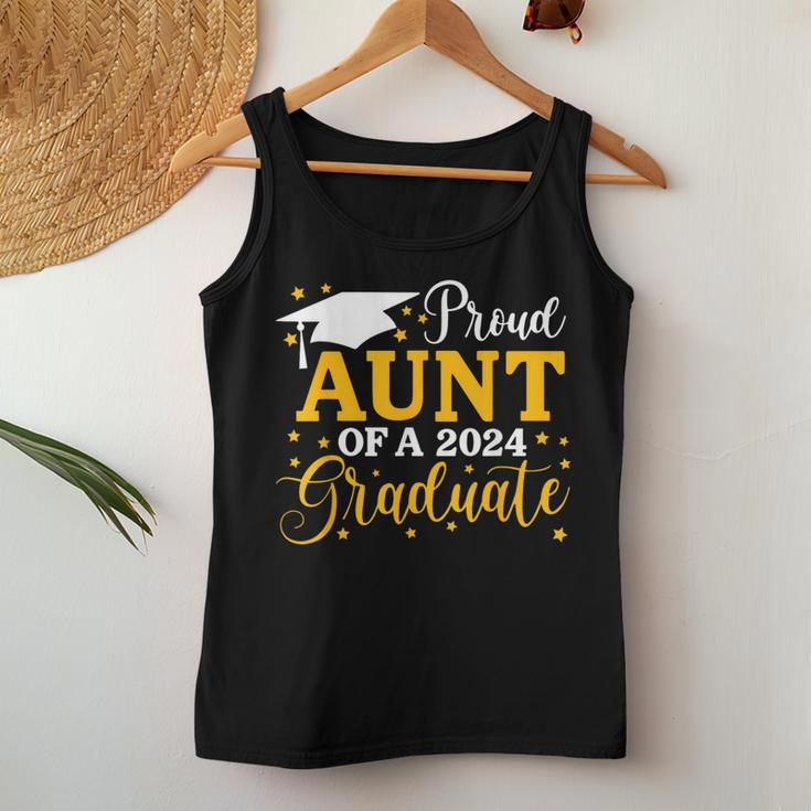 Proud Aunt Of A 2024 Graduate Last Day Of School Family Women Tank Top Unique Gifts