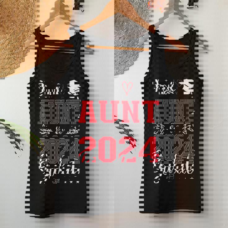 Proud Aunt Of A Class Of 2024 Graduate For Graduation Women Tank Top Unique Gifts