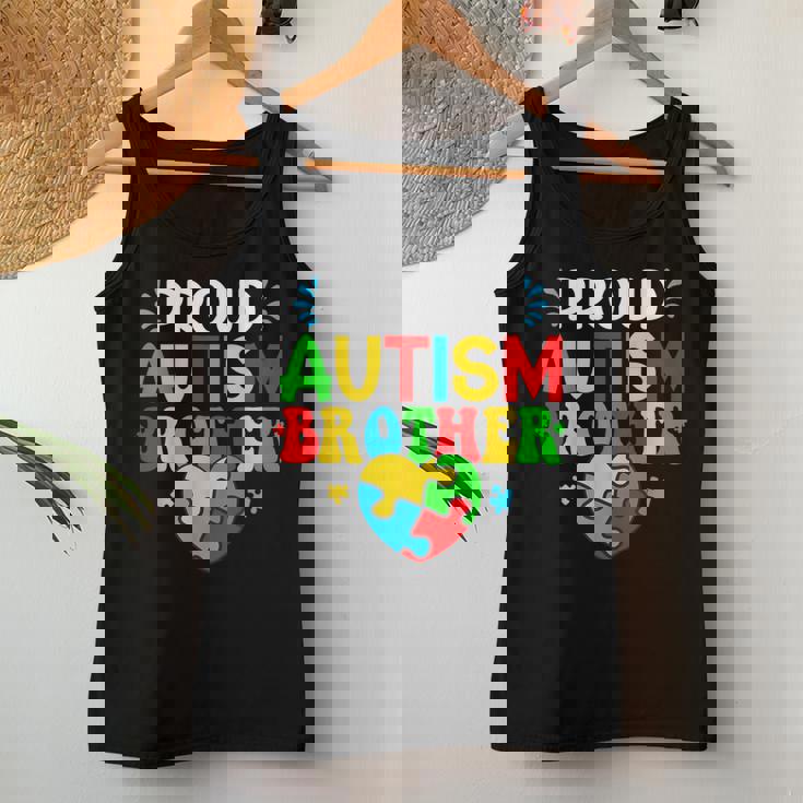 Proud Autism Brother Autism Awareness Autistic Sister Boys Women Tank Top Unique Gifts