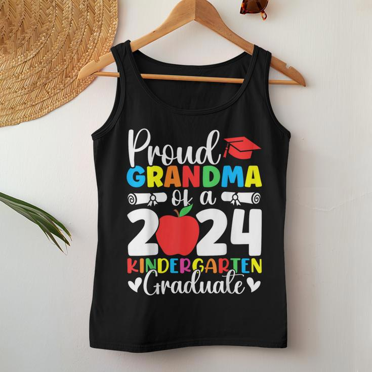 Proud Grandma Class Of 2024 Kindergarten Graduate Graduation Women Tank Top Unique Gifts