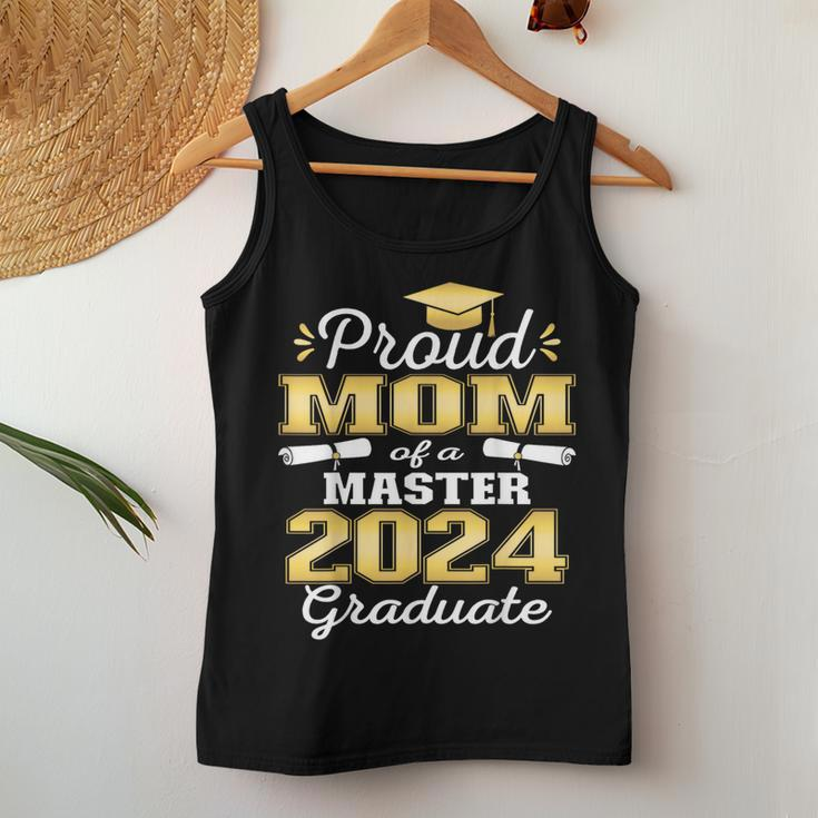 Proud Mom Of 2024 Class Master Graduate Family Graduation Women Tank Top Unique Gifts