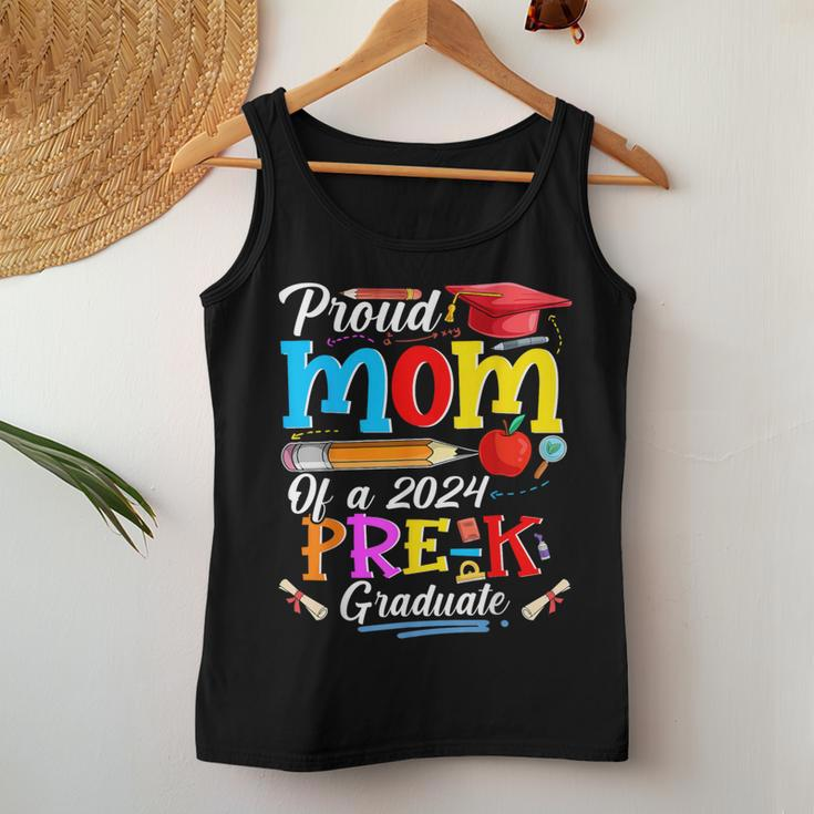 Proud Mom Of A 2024 Pre-K Graduate Family Lover Women Tank Top Funny Gifts
