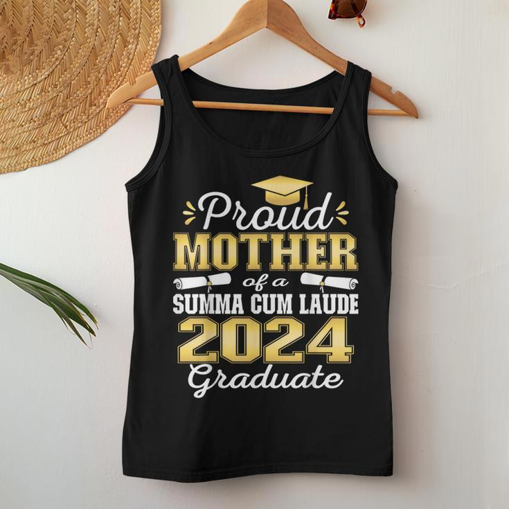Proud Mother 2024 Summa Cum Laude Graduate Class 2024 Grad Women Tank Top Funny Gifts