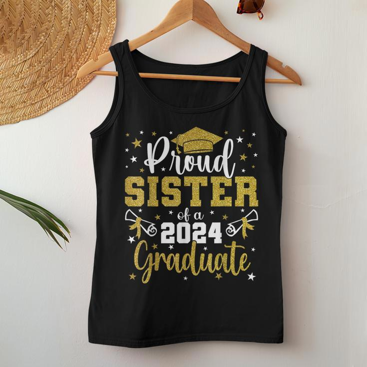 Proud Sister Of A Class Of 2024 Graduate Senior Graduation Women Tank Top Unique Gifts