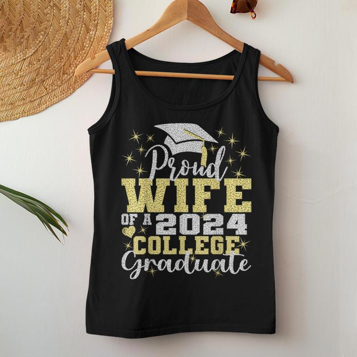 Proud Wife Of 2024 College Graduate Family 24 Graduation Women Tank Top Personalized Gifts