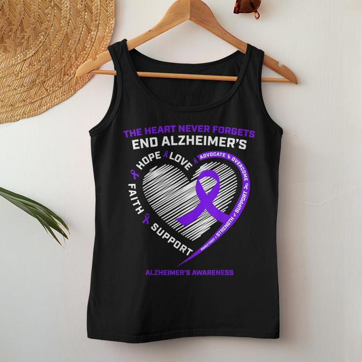 Purple End Alzheimers Awareness Frauen Männer Kinder Mama Papa Tank Top Frauen Lustige Geschenke