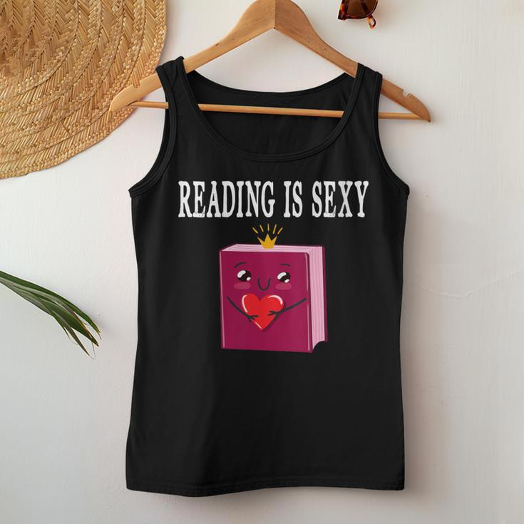 Reading Is Sexy For Book Lovers And Enthusiasts Reading Women Tank Top Unique Gifts