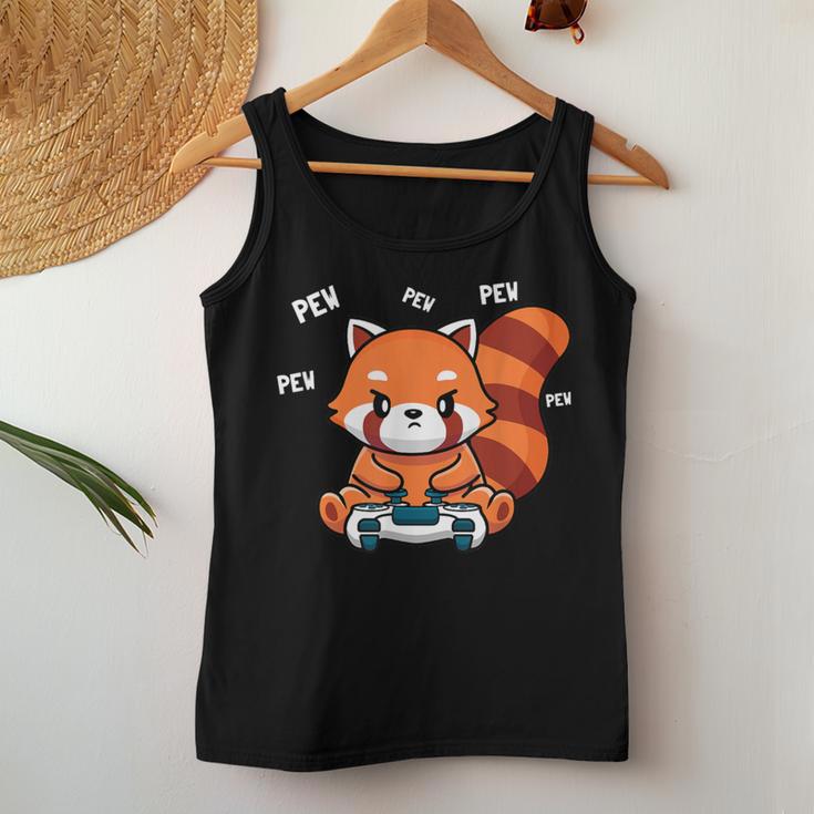 Red Panda Red Panda Gamer Tank Top Frauen Lustige Geschenke