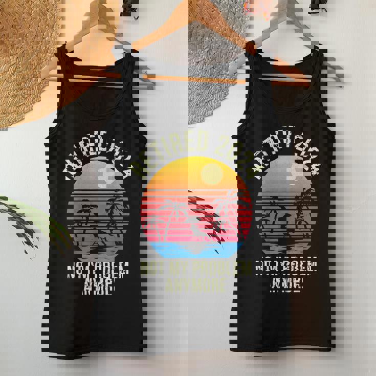 Retired 2024 Decoration Retirement Women Tank Top Personalized Gifts