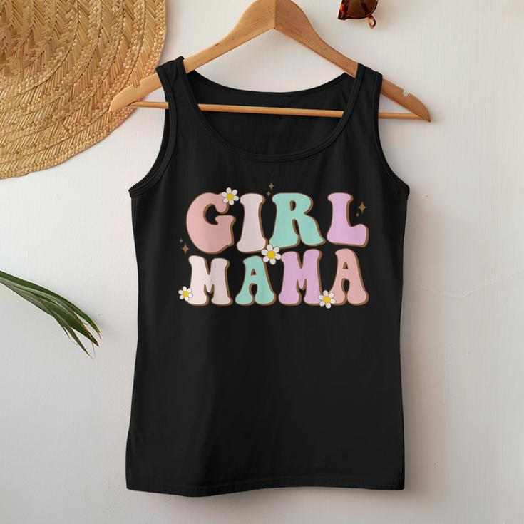 Retro Groovy Girl Mama Mother's Day For Mom Of Girl Women Tank Top Unique Gifts