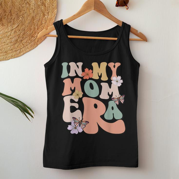 Retro Groovy In My Mom Era Butterfly Mother's Day Women Tank Top Personalized Gifts