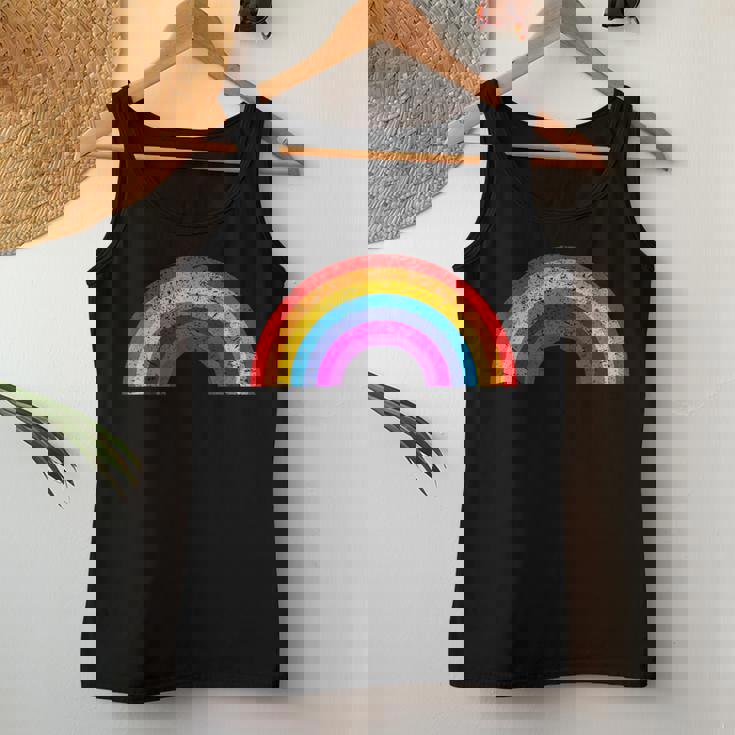 Rétro Lgbtq Arc-En-Ciel Hommes S Women Tank Top Cadeaux drôles