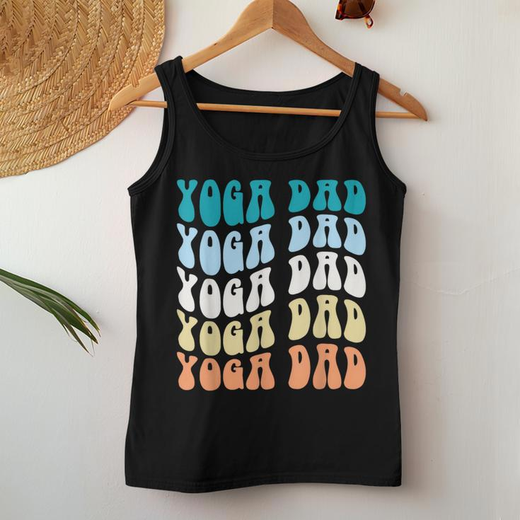 Retro Yoga Dad Father's Day Retro Groovy Daddy Yoga Women Tank Top Unique Gifts