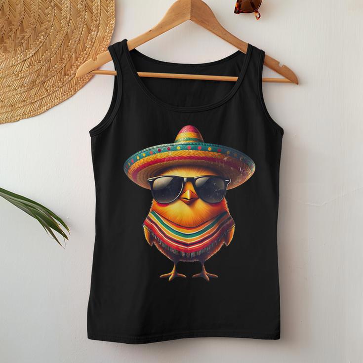 Rooster Mexican Cinco De Mayo Chicken Lover Women Tank Top Unique Gifts